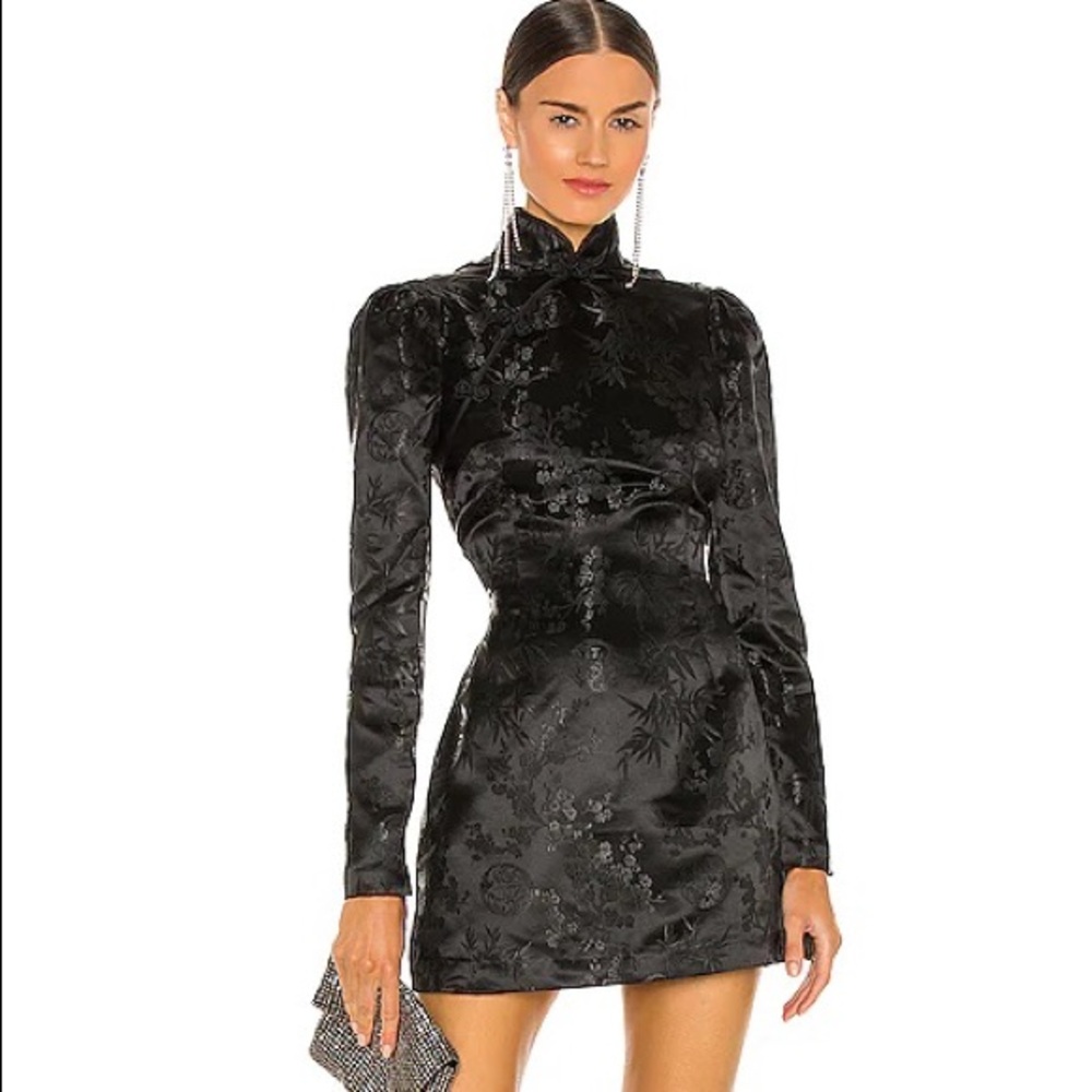 SAU LEE Black Cocktail Dress